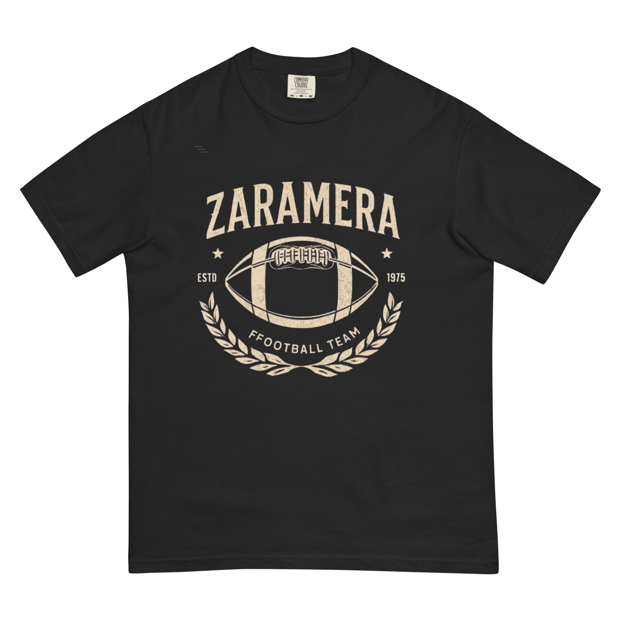 Zaramera “Football Team” Design – Men’s (Unisex) Garment-Dyed Heavyweight T-Shirt | Comfort Colors 1717