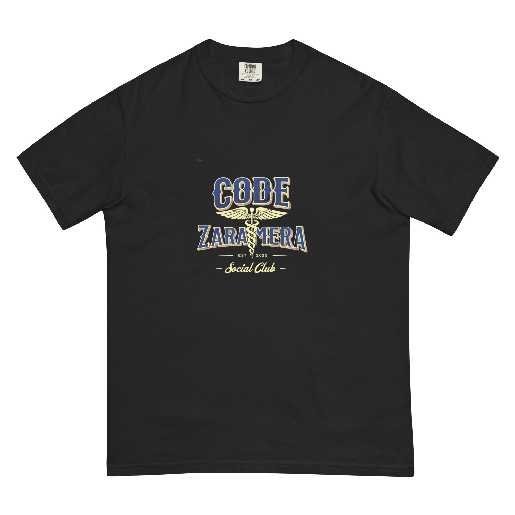 Zaramera “Code” Design – Men’s (Unisex) Garment-Dyed Heavyweight T-Shirt | Comfort Colors 1717