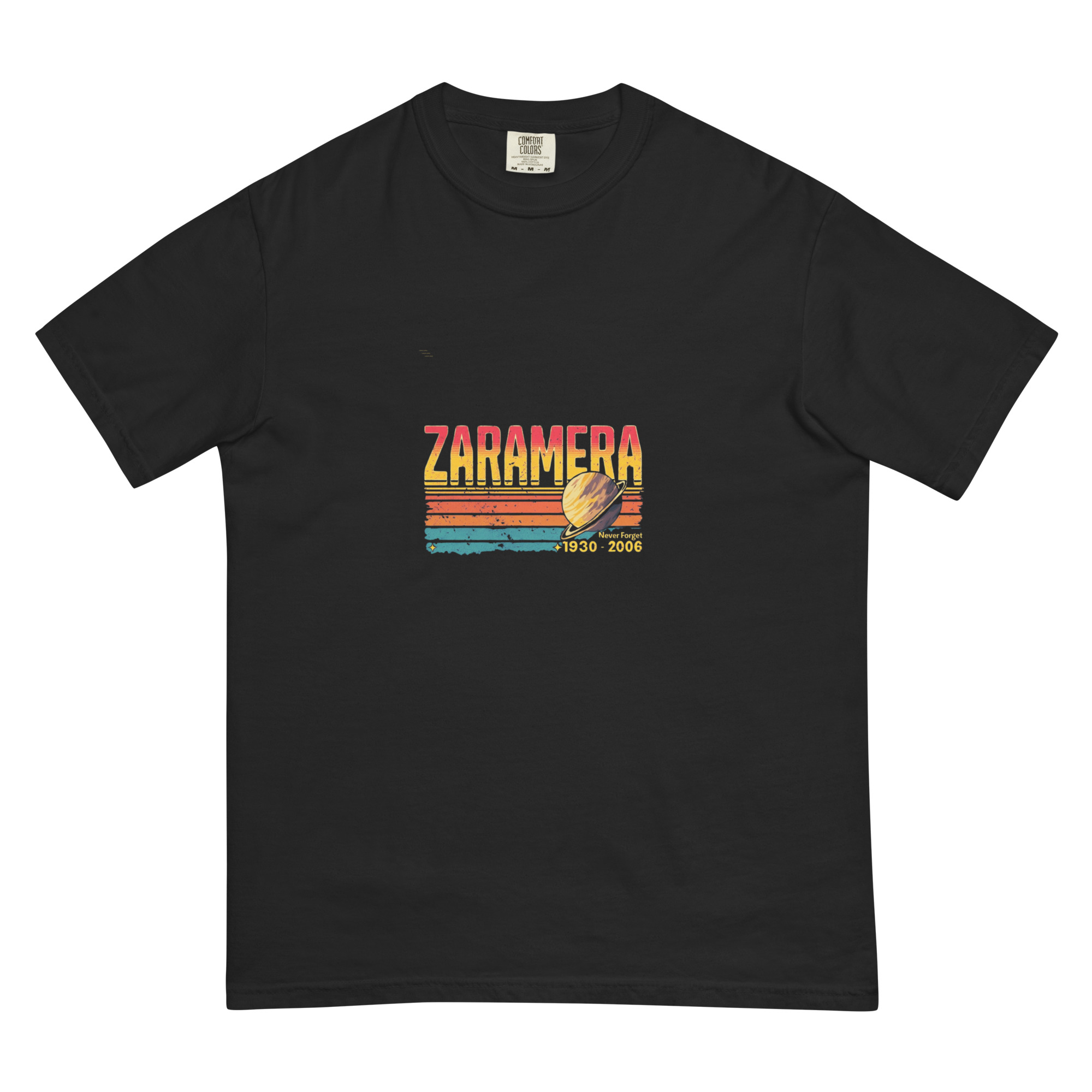Zaramera “Never Forget” Design – Men’s (Unisex) Garment-Dyed Heavyweight T-Shirt | Comfort Colors 1717