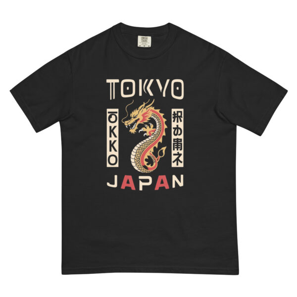 Zaramera “Tokyo-2” Design – Men’s (Unisex) Garment-Dyed Heavyweight T-Shirt | Comfort Colors 1717