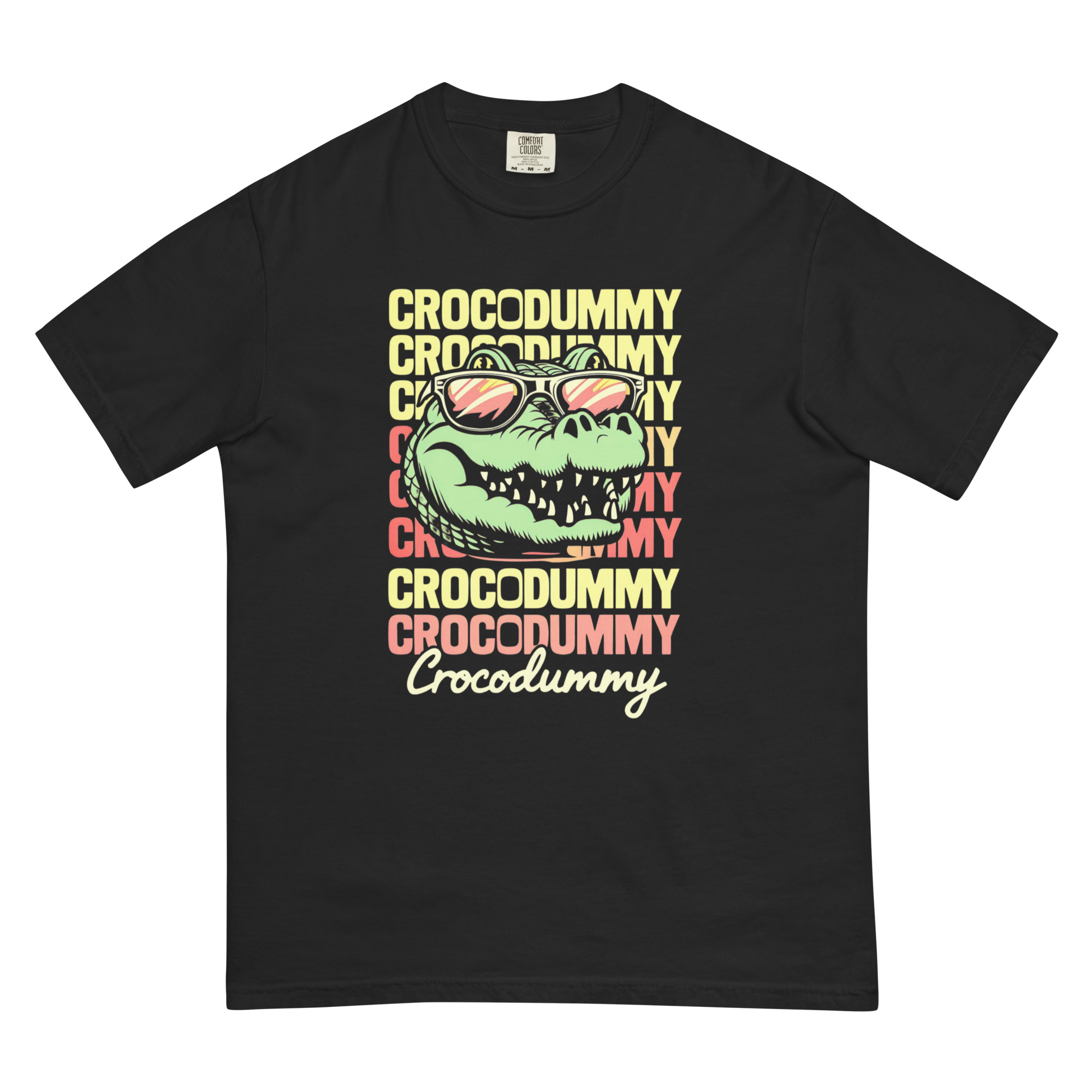 Croco Dummy Design – Men’s (Unisex) Garment-Dyed Heavyweight T-Shirt | Comfort Colors 1717