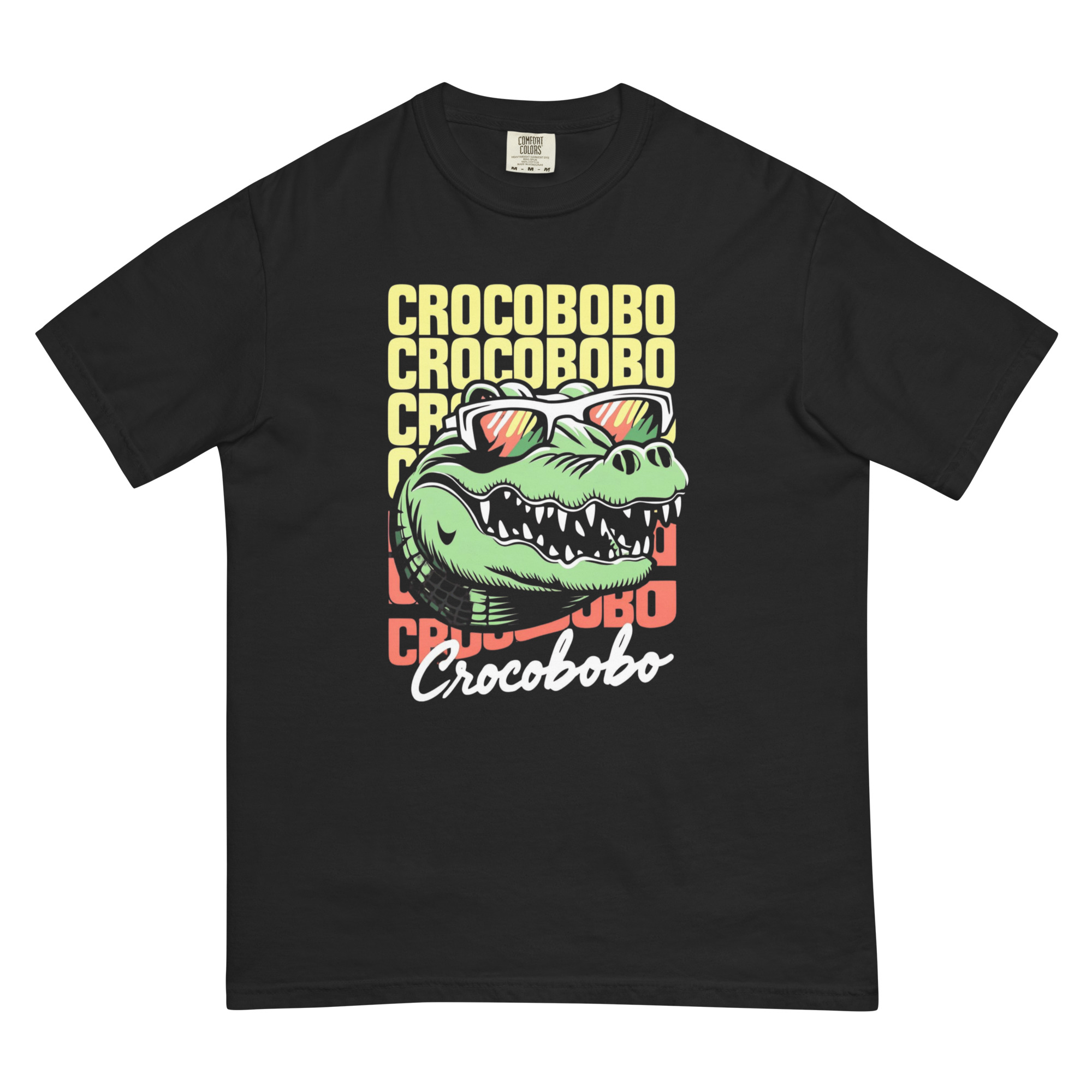 Croco Bobo Design – Men’s (Unisex) Garment-Dyed Heavyweight T-Shirt | Comfort Colors 1717