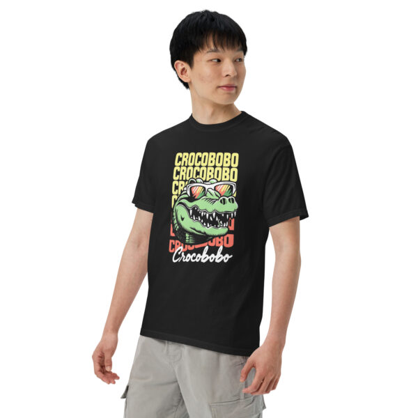 Croco Bobo Design – Men’s (Unisex) Garment-Dyed Heavyweight T-Shirt | Comfort Colors 1717 - Image 2