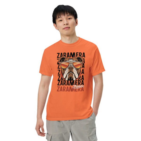 Zaramera “Rapper Bulldog” Design – Men’s (Unisex) Garment-Dyed Heavyweight T-Shirt | Comfort Colors 1717 - Image 2