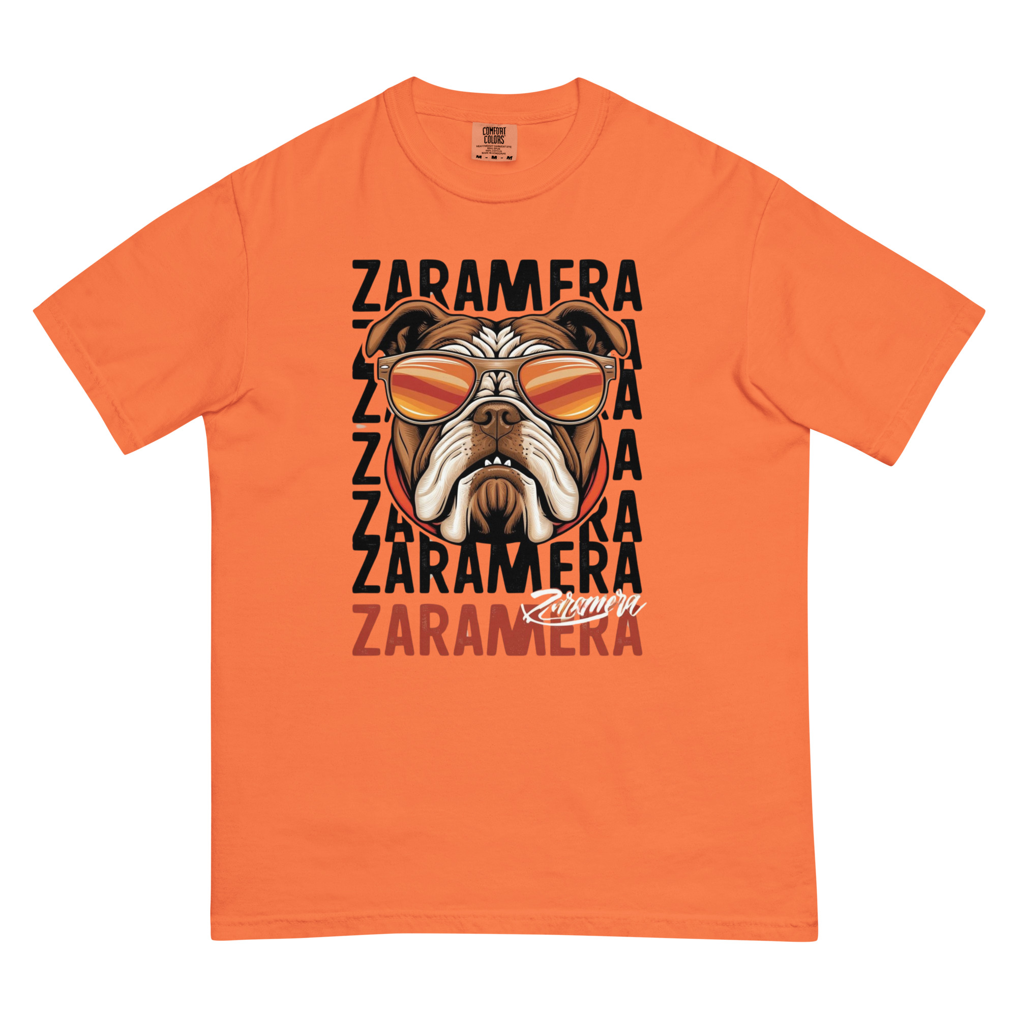Zaramera “Rapper Bulldog” Design – Men’s (Unisex) Garment-Dyed Heavyweight T-Shirt | Comfort Colors 1717