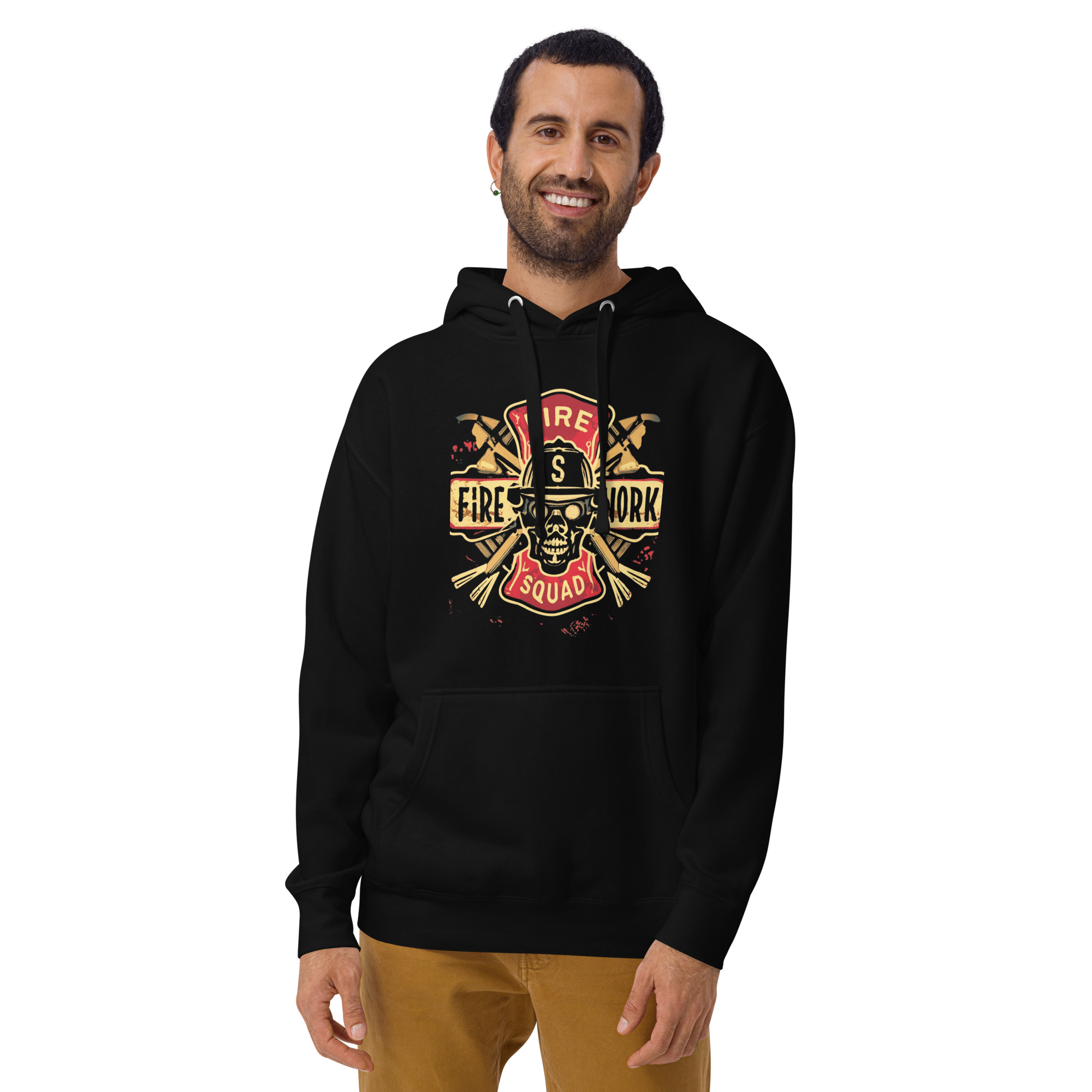 Fire Squad – Men’s (Unisex) Premium Hoodie | Cotton Heritage M2580