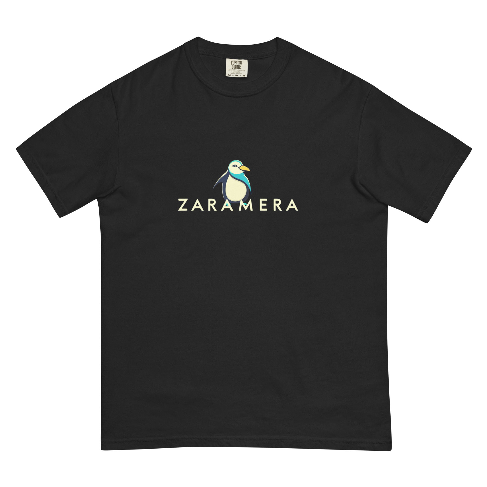 Zaramera “Penguin” Design – Men’s (Unisex) Garment-Dyed Heavyweight T-Shirt | Comfort Colors 1717