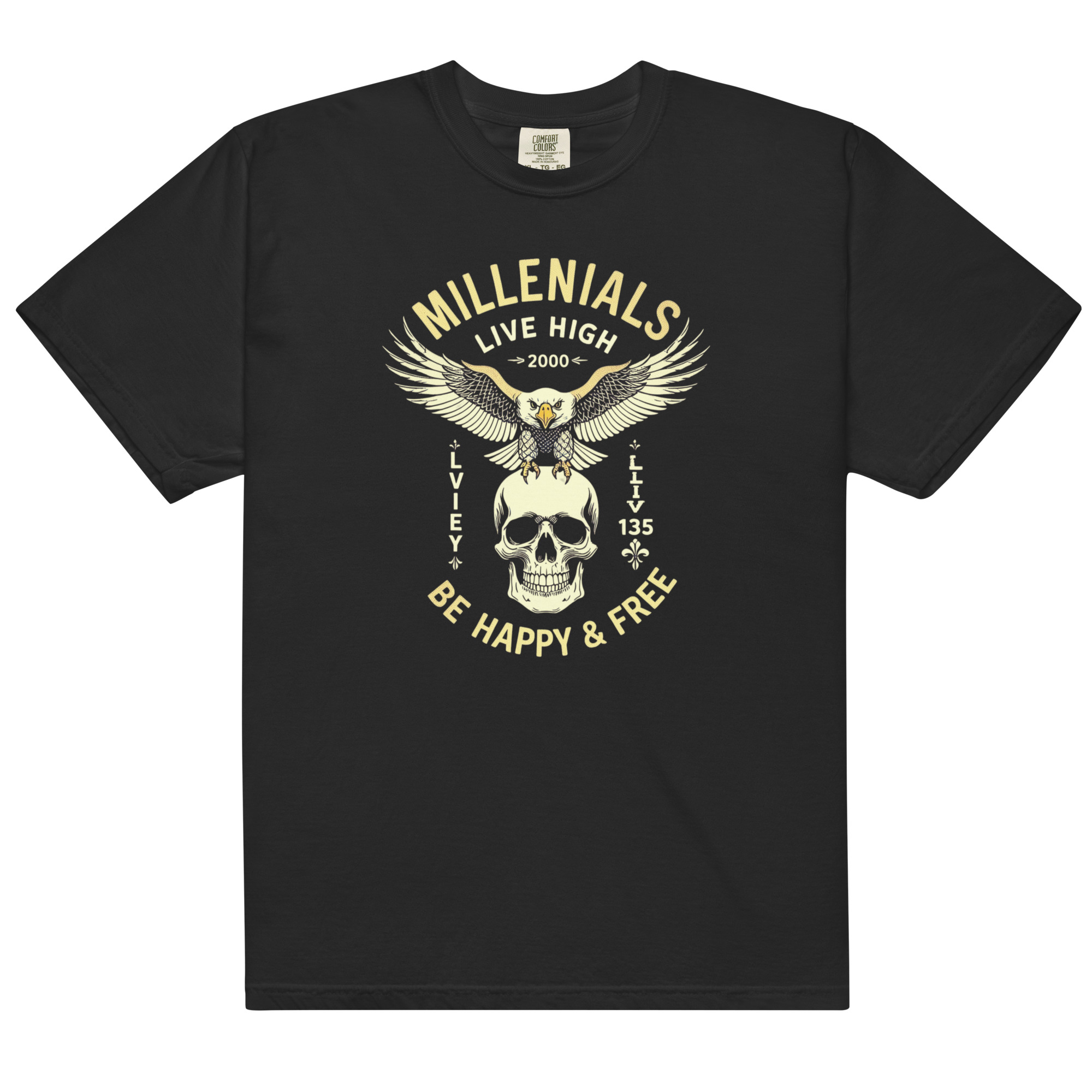 Zaramera “Millenials” Design – Men’s (Unisex) Garment-Dyed Heavyweight T-Shirt | Comfort Colors 1717