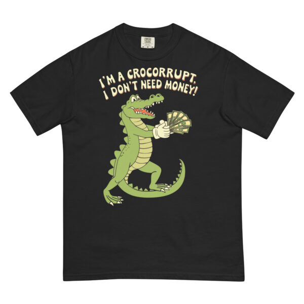 Crocorrupt Design – Men’s (Unisex) Garment-Dyed Heavyweight T-Shirt | Comfort Colors 1717