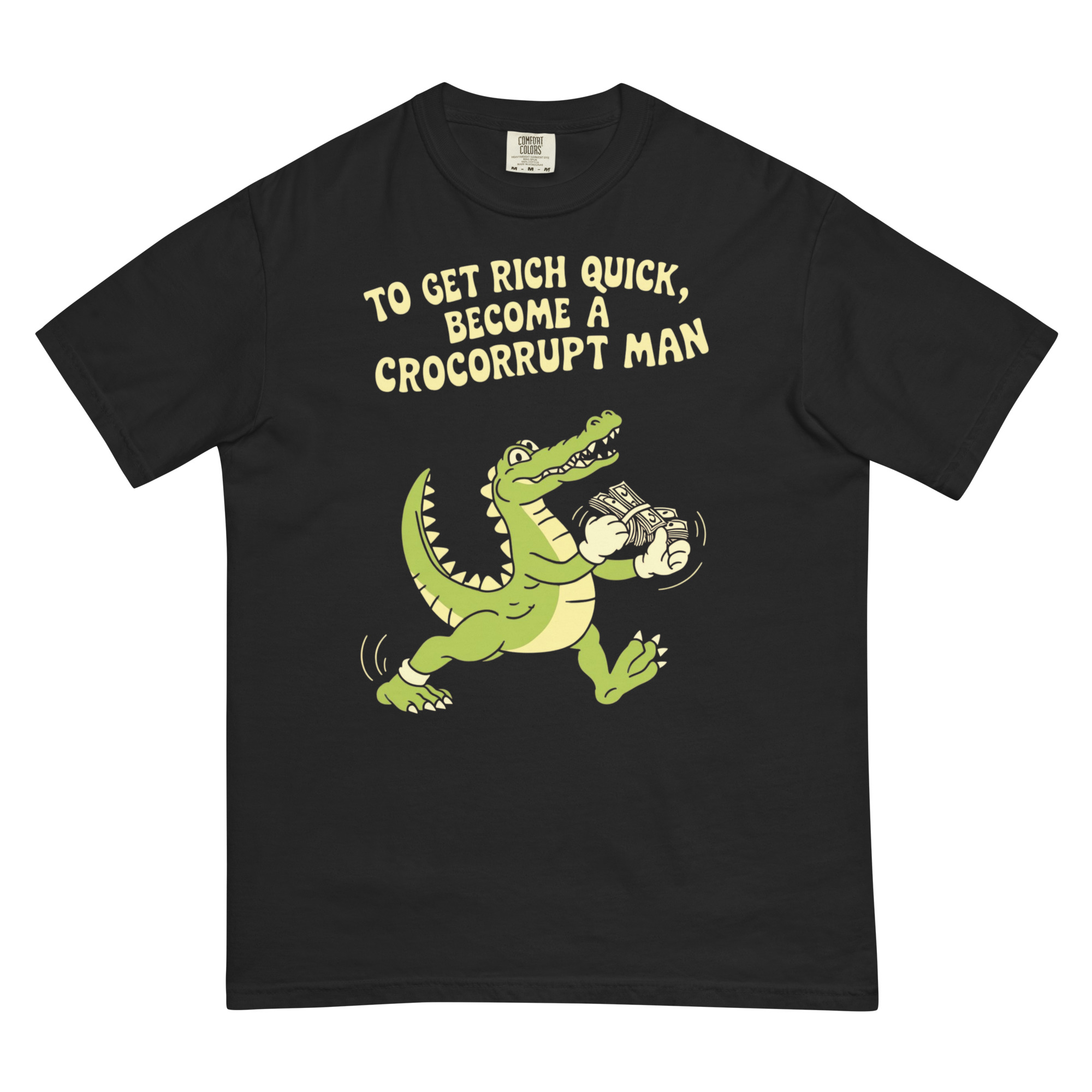 Crocorrupt-2 Design – Men’s (Unisex) Garment-Dyed Heavyweight T-Shirt | Comfort Colors 1717