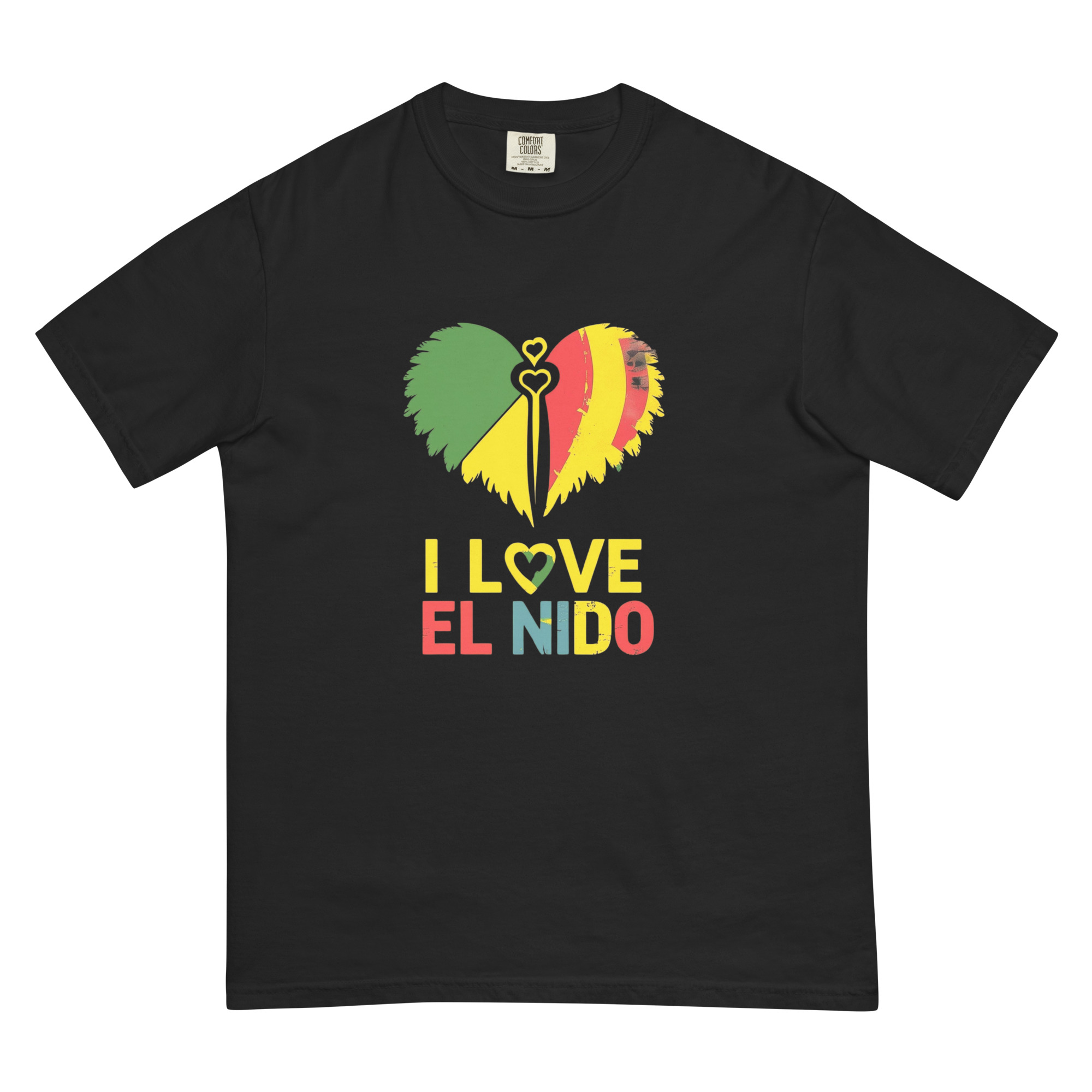 I Heart El Nido Design – Men’s (Unisex) Garment-Dyed Heavyweight T-Shirt | Comfort Colors 1717