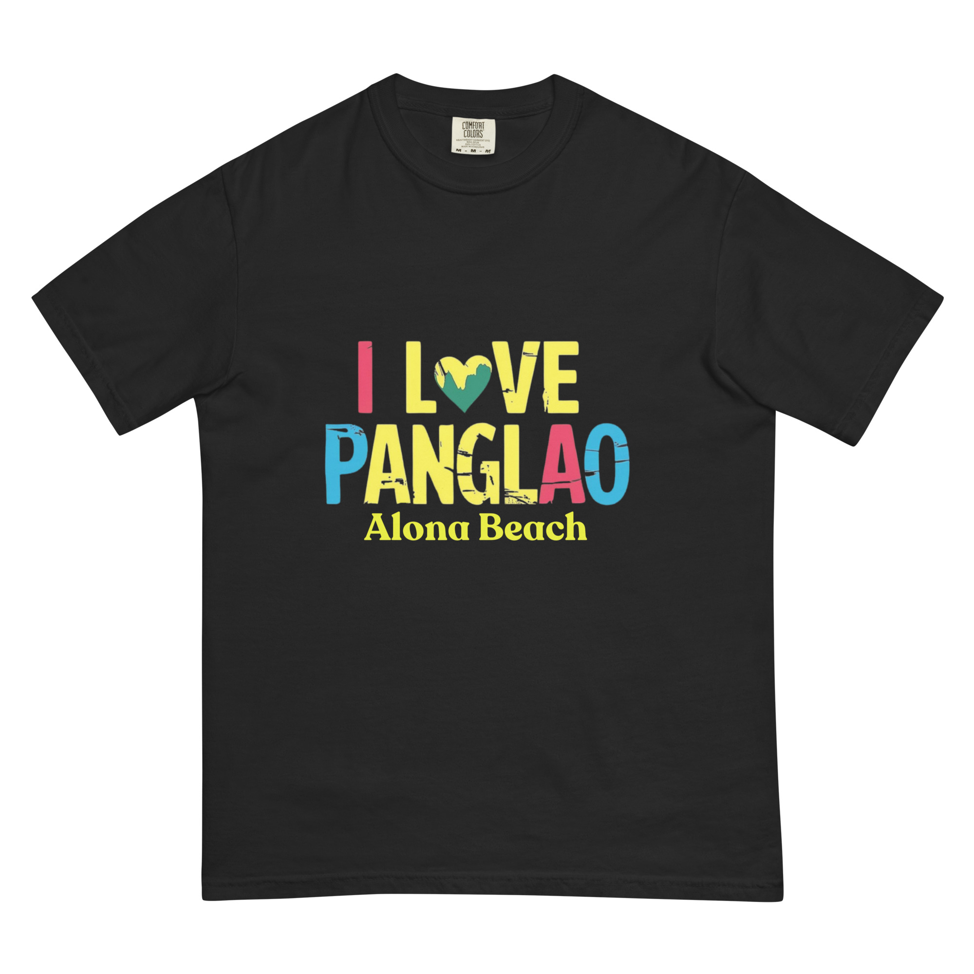 I Love Panglao Design – Men’s (Unisex) Garment-Dyed Heavyweight T-Shirt | Comfort Colors 1717
