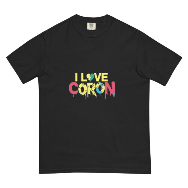 I Love Coron Design – Men’s (Unisex) Garment-Dyed Heavyweight T-Shirt | Comfort Colors 1717