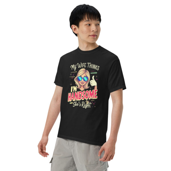 My Wife Design – Men’s (Unisex) Garment-Dyed Heavyweight T-Shirt | Comfort Colors 1717 - Image 2