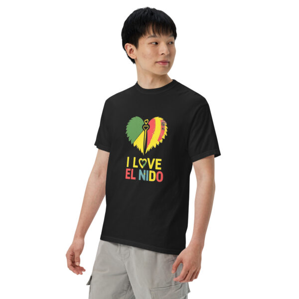 I Heart El Nido Design – Men’s (Unisex) Garment-Dyed Heavyweight T-Shirt | Comfort Colors 1717 - Image 2