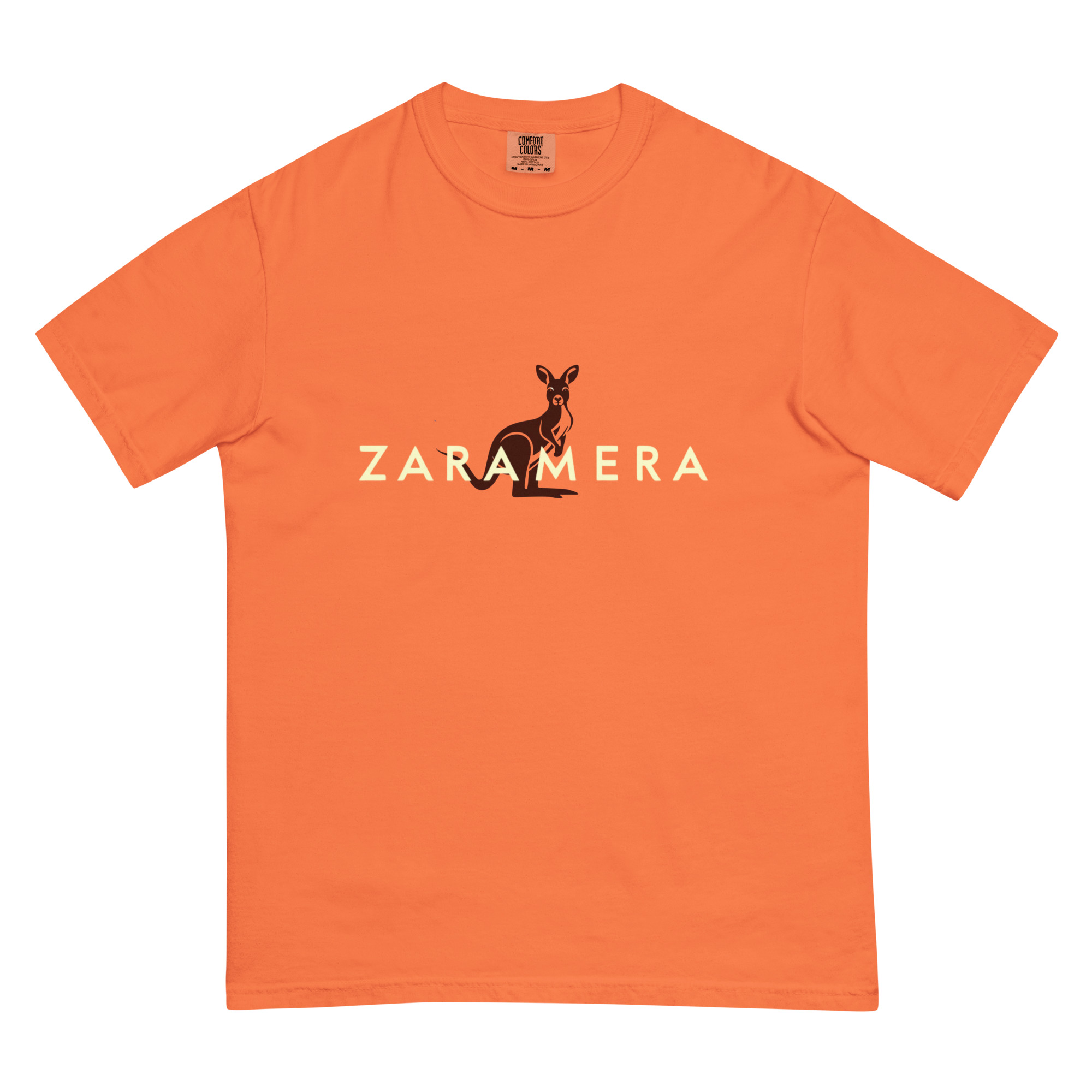Zaramera “Kangaroo” Design – Men’s (Unisex) Garment-Dyed Heavyweight T-Shirt | Comfort Colors 1717