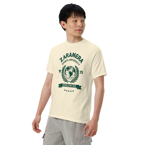 Zaramera “University” Design – Men’s (Unisex) Garment-Dyed Heavyweight T-Shirt | Comfort Colors 1717 - Image 2