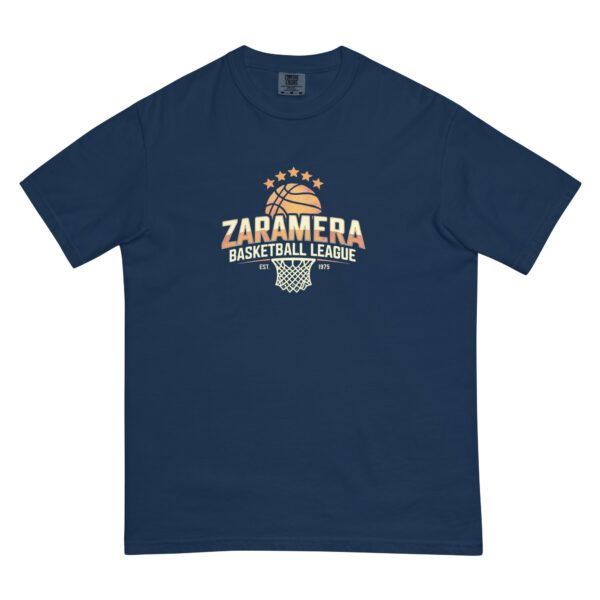 Zaramera “Baskeball League” Design – Men’s (Unisex) Garment-Dyed Heavyweight T-Shirt | Comfort Colors 1717